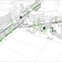 Complex Intersection: Adding Public Plazas