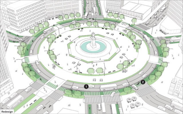 Complex Intersection: Improving Traffic Circles