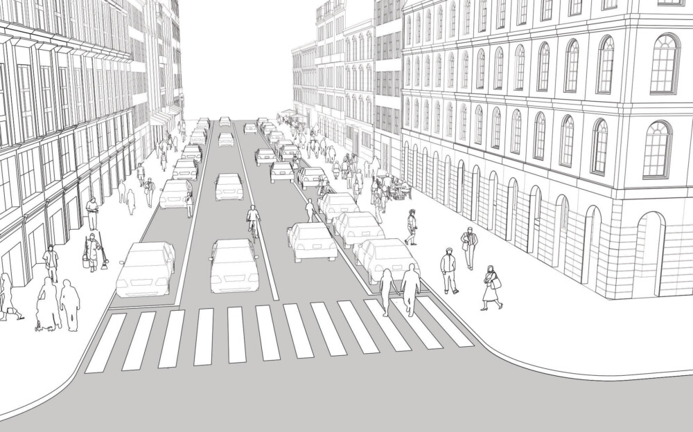 How To Draw a ZEBRA CROSSING in 1-POINT PERSPECTIVE Easy Street Road  Crossing
